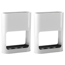 MONACO OLIVE The Home現代立式雨傘架, 白色, 2入