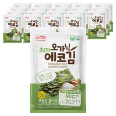 삼육김 오가닉 에코김, 3.5g, 20개