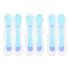 Simba 小獅王辛巴 美味兒童叉匙組, 叉子 + 湯匙, 香草藍色, 3組