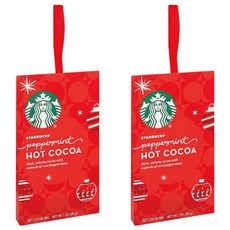 STARBUCKS 星巴克 薄荷風味熱可可裝飾包, 28g, 2包, 1入