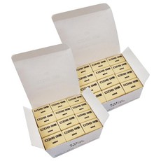 Hwarang Design 藝術橡皮擦迷你 60p, 棕色, 2套