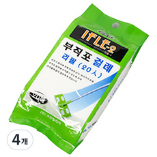 이플 부직포 걸레 리필, 4개