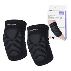 아이워너 멀티 다용도 쿠션 팔꿈치 보호대 2p, 1개, 블랙