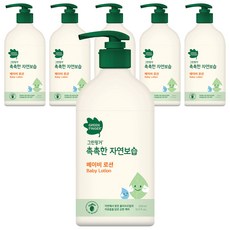 그린핑거 촉촉한 자연보습 베이비 로션, 500ml, 6개