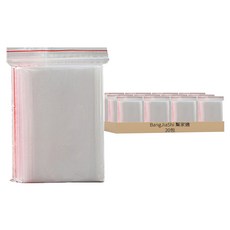 BangJiaShi 幫家適 透明夾鏈袋, 17 x 12cm,20包, 6號(17 x 12cm), 4包, 5組