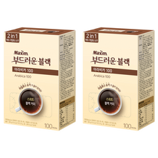 Maxim 麥心 即溶美式咖啡粉隨身包, 2.8g, 100件, 2個