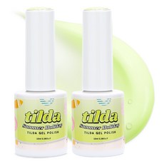 韓國 tilda 彩色凝膠指甲油, 10ml, T069 萊姆莫希托, 2個