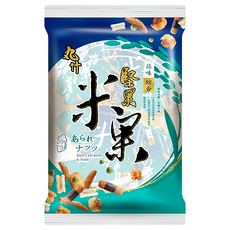 丸什 米果堅果 蒜香, 160g, 1個