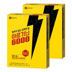 종근당건강 아르기닌6000 15p, 2개, 300g