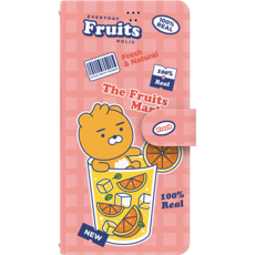 아이컬러즈 카카오프렌즈 프루티 씬 다이어리 휴대폰 케이스