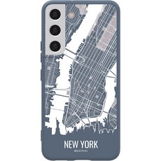 JUST4YOU 에스투비코퍼레이션 트래블 맵 소프트 휴대폰 케이스