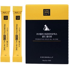 코코몰리 반려동물 골드 올인원 영양제, 60g, 장건강/유산균, 1개