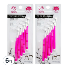 신기술 어금니용 치간칫솔, 0.7mm, 5개입, 6개