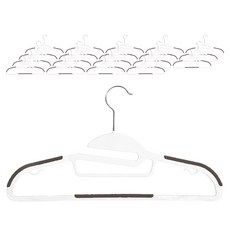 Yul&Home 防滑纖薄360度旋轉S型衣架, 20個, 灰色