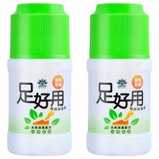 足好用 鞋腳除臭粉 天然消臭配方, 50g, 2瓶