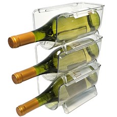 可層疊洋酒收納架, 透明, 3個