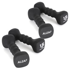 아리프 네오프렌 사각아령 블랙, 1.5kg, 4개