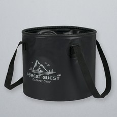 캠핑 접이식 바구니 20L, 블랙