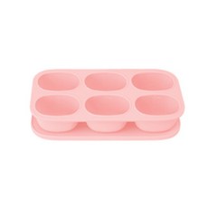 마더스콘 아이스 에코테이너 이유식 냉동용기, 베이비핑크, 1개