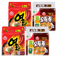 오뚜기 열라면 120g 10p + 오동통면 120g 10p, 1세트