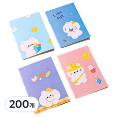 Maket Gamseong 角色迷你練習本, 隨機出貨(貓咪系列), 200個