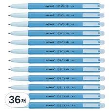 monAmi 153 夾式迴紋針 0.5mm, 藍色, 36個