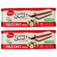 Delser 榛果威化餅, 175g, 2包