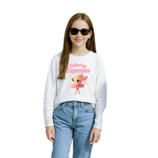 Golden Rabbit Italian Brainrot 親子長袖T恤 芭蕾舞伶