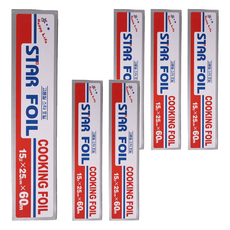 STAR FOIL 烹飪用鋁箔紙, 265mm, 6入