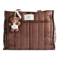 YM MAMA 輕量媽媽包 Double Big Yum Bag Pearl, 珍珠棕色