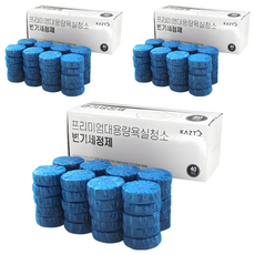가쯔 프리미엄 대용량 욕실 청소 변기 세정제, 50g, 120개
