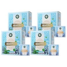 JAMES TEASPOON 無咖啡因薄荷草本茶茶包, 1g, 50包, 4盒