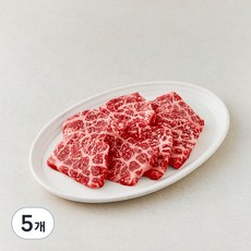 한우 1++등급 설도 구이 (냉장), 200g, 5개