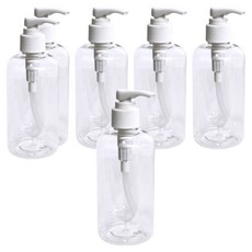 化妝品乳液泵 R 容器空瓶 300 毫升 BK-3, 單色, 6個