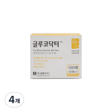 글루코닥터 올메디쿠스 혈당시험지 100p, 4개