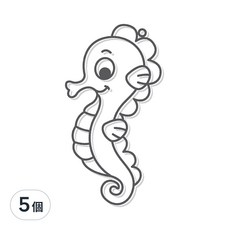 AMOS 阿摩司 壓克力模型版 - S61 海馬, 適用年齡: 三歲以上, 5個