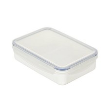 KEYWAY 聯府 三格優鮮微波便當盒 大, 白色, 1個