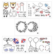 Tattoo Agent 紋身5件套組, 雙胞胎, 1套