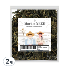마켓니드 고춧잎, 100g, 2개