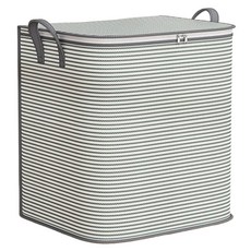 COZYWELL Premium 大容量棉被衣服布料收納箱 180L, 灰色, 1個