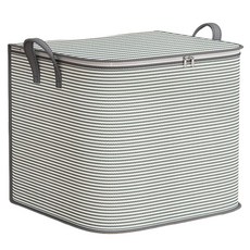 Cozywell 高級大容量棉被衣物布料整理箱 140L, 灰色, 1個