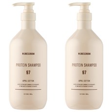 W.DRESSROOM 多麗絲 蛋白質緩解掉髮洗髮精 No.97 四月棉, 2個, 1000g