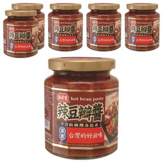 真好家 辣豆瓣醬，不含防腐劑及色素，280g, 6罐