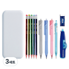 Dong-A PMS 鉛筆盒書寫工具 Monami FX153 禮品套裝, 天空, 3組