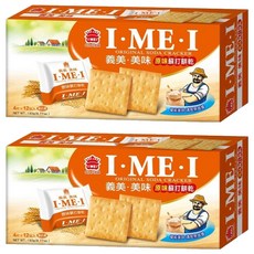 義美 美味蘇打餅乾 原味, 192g, 2盒