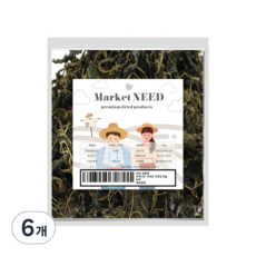 마켓니드 고춧잎, 50g, 6개