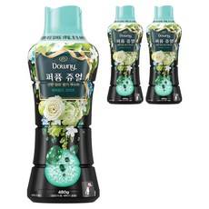 다우니 퍼퓸 쥬얼 에메랄드 브리즈 향기부스터, 480g, 3개