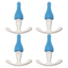 PUKU 藍色企鵝 母乳實感奶嘴刷, TPE材質, PP塑膠手柄, 適用於標準和寬口奶嘴, 4支