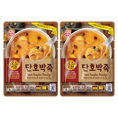 오뚜기 오즈키친 단호박죽, 450g, 2개