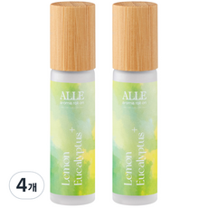 알레 아로마 롤온 오일 레몬 유칼립투스, 10ml, 4개